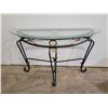 Image 1 : Iron & Glass Hall Table
