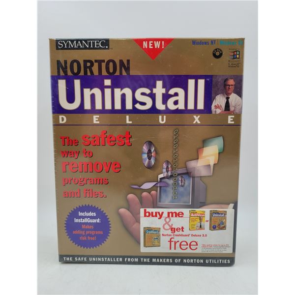 Sealed Norton Uninstall Deluxe Computer Software