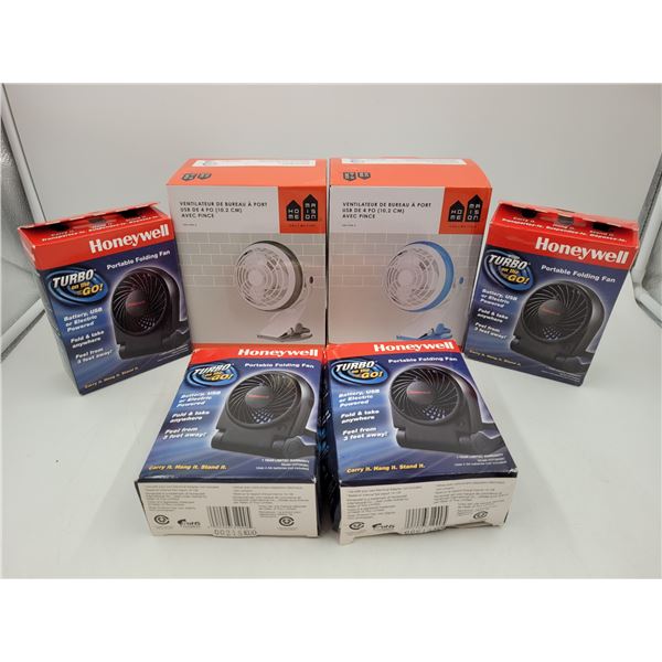 Lot of New Honeywell Desk Fans