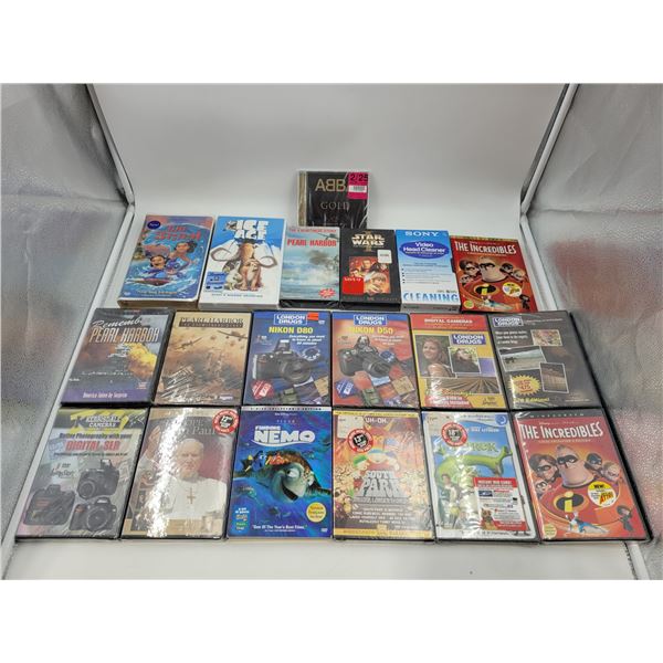 Lot of Sealed Media
