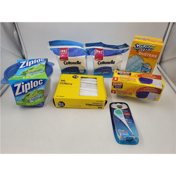 Cottonelle Wipes, Thermometer & Disposable Containers & Cutlery