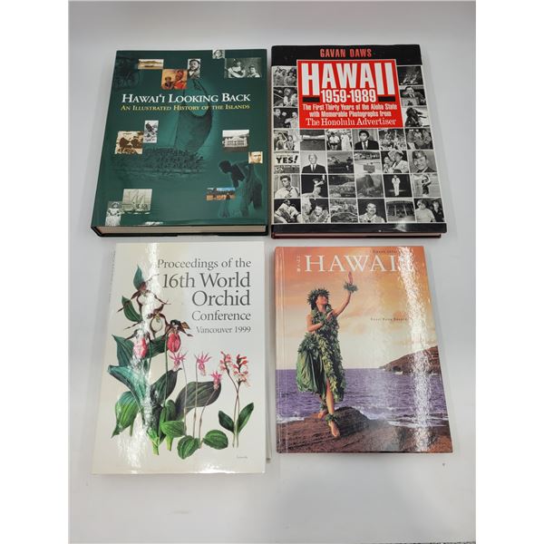 4 Hawaiian Coffee Table Books