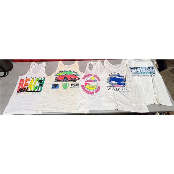 Lot of Hawaiian Tank Tops