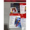 Image 2 : Lot of New Photo Paper Canon & Epson