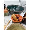 Image 10 : VTG Lot Including Pottery/Serving Tray & Abacus