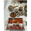 Image 2 : VTG Lot Including Pottery/Serving Tray & Abacus