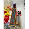 Image 5 : Lot of Playing Cards/Cribboards & Games
