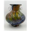 Image 1 : Large Colorful Hand Blown Vase