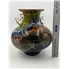 Image 6 : Large Colorful Hand Blown Vase