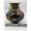 Image 7 : Large Colorful Hand Blown Vase
