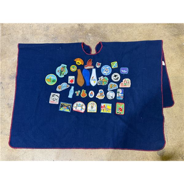 VTG Beavers Poncho w/Badges