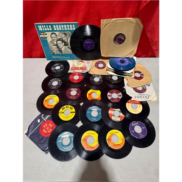 Lot of 45 RPM Records