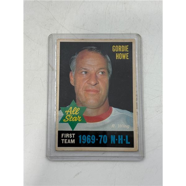 1970 Gordie Howe Hockey Card