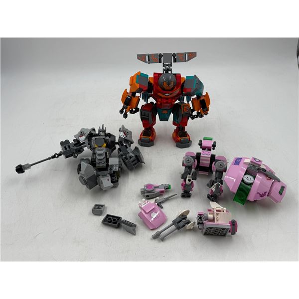 Lego Overwatch D.Va & Reinhardt and Marvel "What If...?" Tony Stark's Sakaarian Iron Man