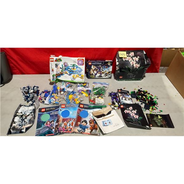 Lot of Assorted Lego w/ Bionicle, Super Mario, & More