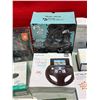 Image 4 : Variety Lot w/ Phone Screen Amplifier, Racing Wheel, Gaming Headset, & More