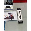 Image 8 : Variety Lot w/ Phone Screen Amplifier, Racing Wheel, Gaming Headset, & More