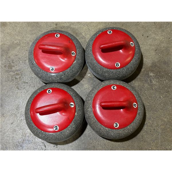 4 Curling Stones/Rocks