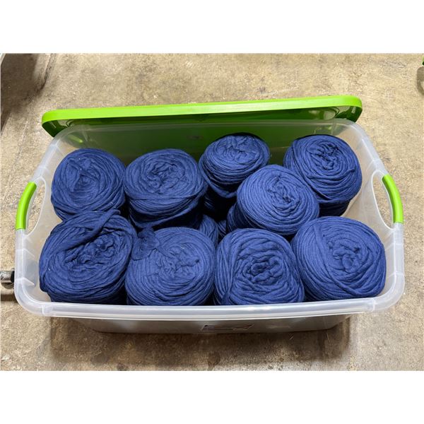 Lot of Blue Australian Wool