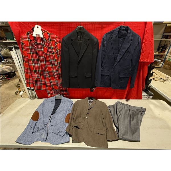 Lot of Men's Dress Pants & Jackets w/ H&M, Polo Ralph Lauren, Brooks Brothers, & More