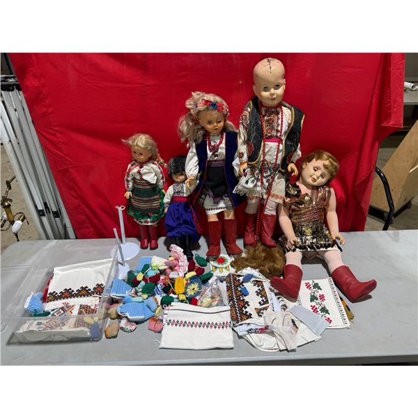 Lot of Dolls & Accessories