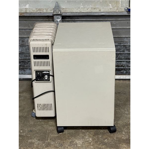 Celebrity Space Heater & Mobile Storage Cabinet