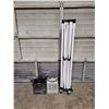Image 1 : 2 Portable Electric Heaters & Canopy Frame