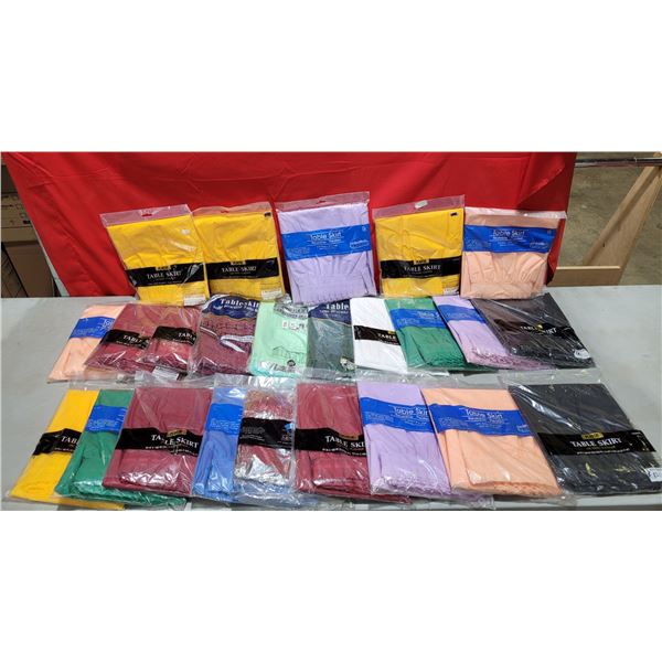 Lot of Assorted Table Skirts