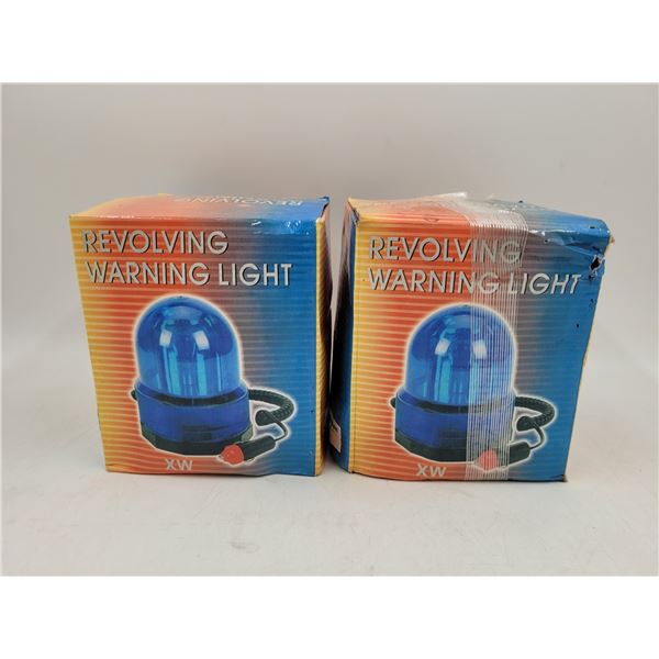 2 Revolving Warning Lights
