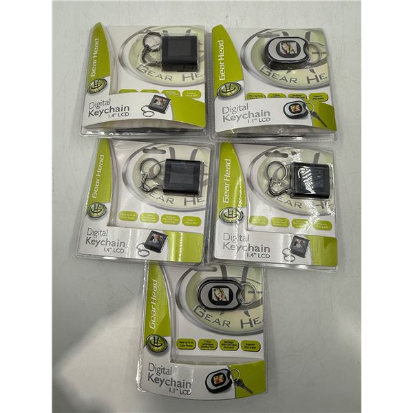 Lot of New Gearhead Digital Keychains