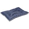 Image 2 : Amazon Basics Outdoor Water Repellent Pet Pillow Bed, Blue, Large - B08TN9PX3V - Retail USD $38/pc.
