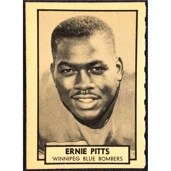 1962 TOPPS CFL ERNIE PITTS (HOF)
