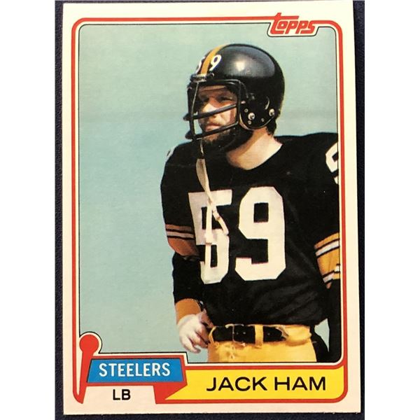 1981 TOPPS JACK HAM (HOF)