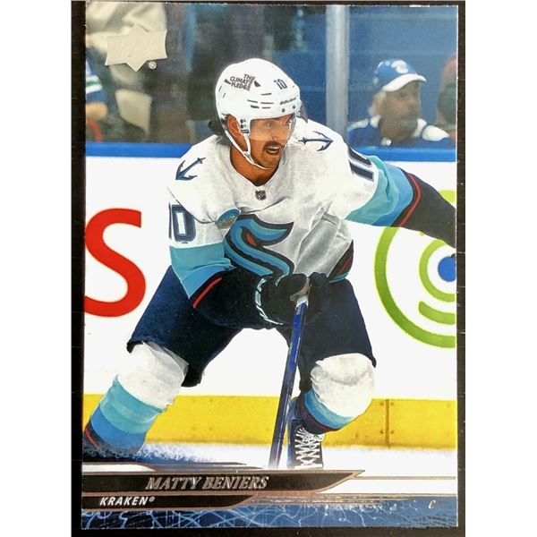 2024-25 UPPER DECK MATTY BENIERS