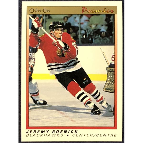 1990-91 O-PEE-CHEE PREMIER JEREMY ROENICK (HOF)