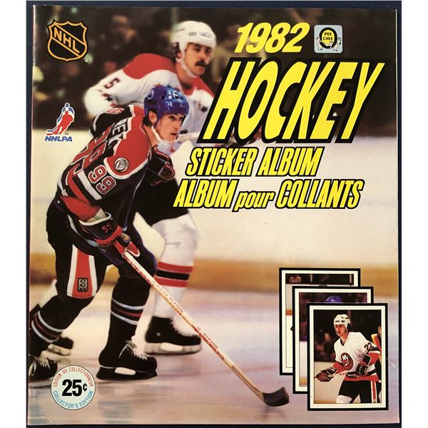 1982-83 O-PEE-CHEE HOCKEY STICKER ALBUM - WAYNE GRETZKY COVER (HOF)