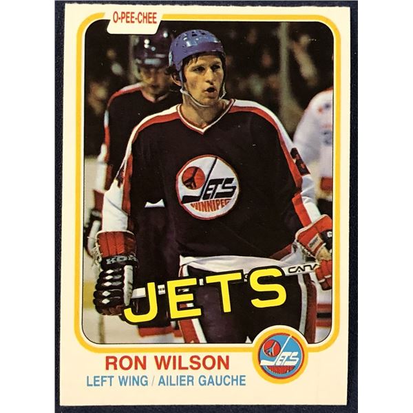 1981-82 O-PEE-CHEE RON WILSON