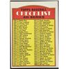 Image 1 : 1972 TOPPS 4th SERIES CHECKLIST
