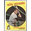 Image 1 : 1959 TOPPS WHITE BACK WILLY MIRANDA