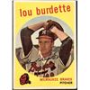 Image 1 : 1959 TOPPS WHITE BACKS LOU BURDETTE
