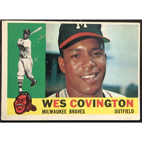 1960 TOPPS GRAY BACK WES COVINGTON