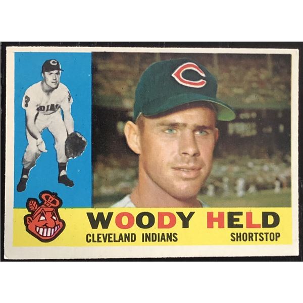 1960 TOPPS GRAY BACK WOODY HELD