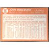 Image 2 : 1964 TOPPS JOHNNY ROSEBORO