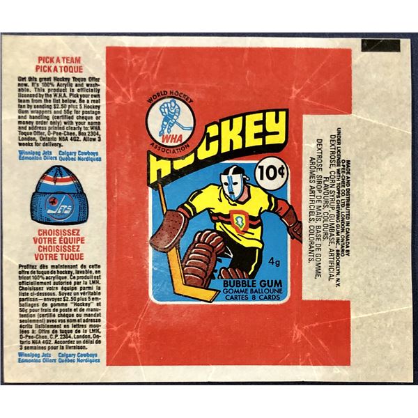 1976-77 O-PEE-CHEE WHA HOCKEY WRAPPER
