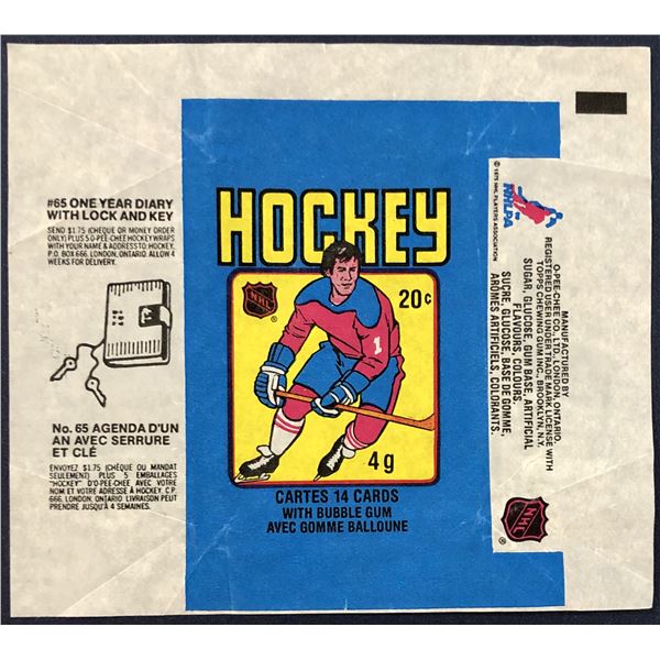 1979-80 O-PEE-CHEE NHL HOCKEY WRAPPER - GRETZKY ROOKIE YEAR
