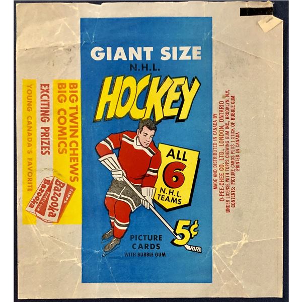 1964-65 O-PEE-CHEE NHL HOCKEY WRAPPER