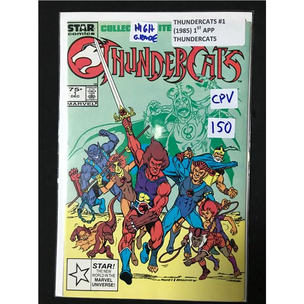 THUNDERCATS #1 (1985) 1ST APP THUNDERCATS - STAR COMICS
