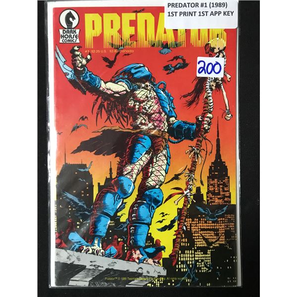 PREDATOR #1 (1989) 1ST PRINT - DARK HORSE COMICS
