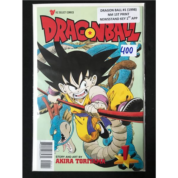 DRAGON BALL #1 (1998) 1ST PRINT NEWSSTAND KEY 1ST APP