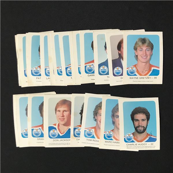 1983 RED ROOSTER EDMONTON OILERS HOCKEY CARD SET